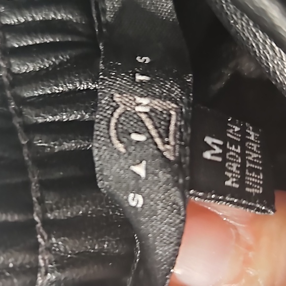 SAINTS FAUX LEATHER PANTS - Picture 3 of 6